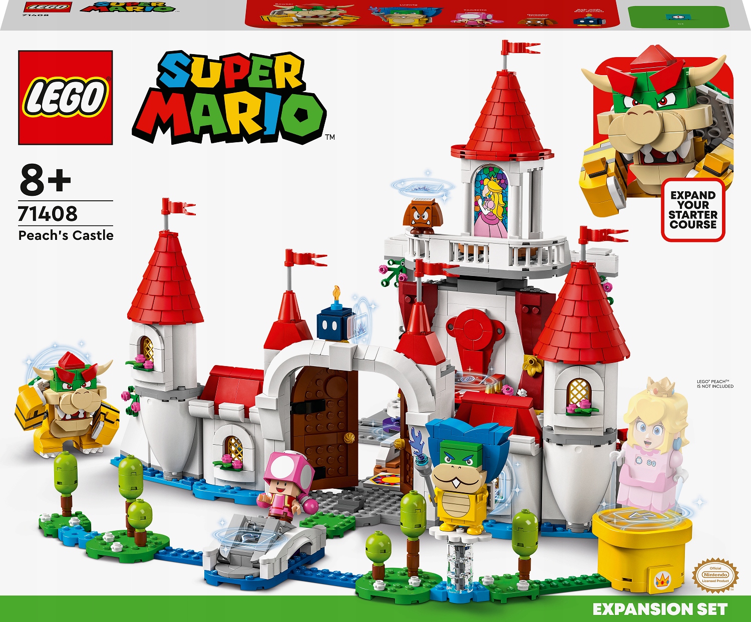 LEGO Super Mario Zakem Peach 71408 1216 elementów
