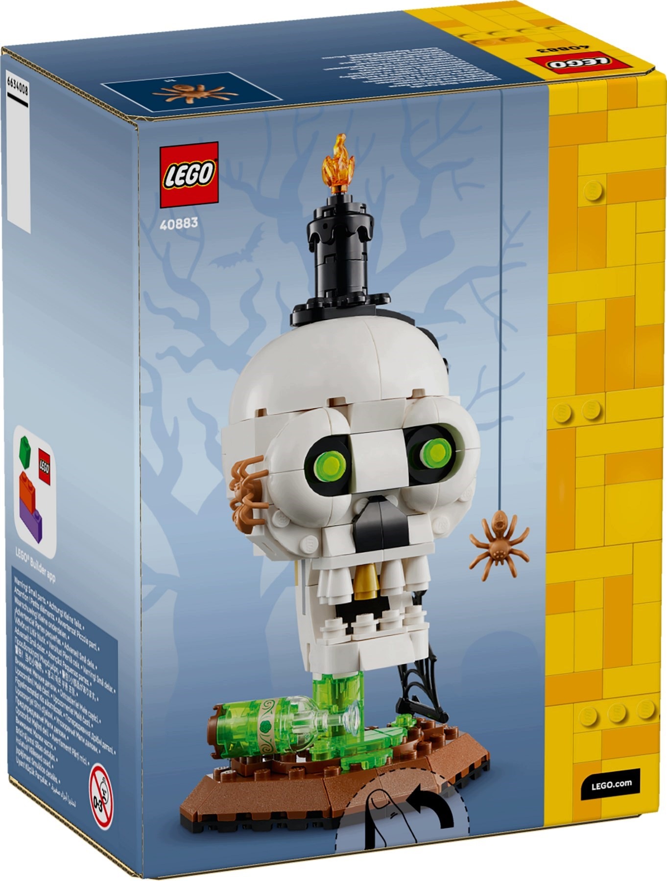 Lego Creator 40883 Halloweenská lebka se svíčkou
