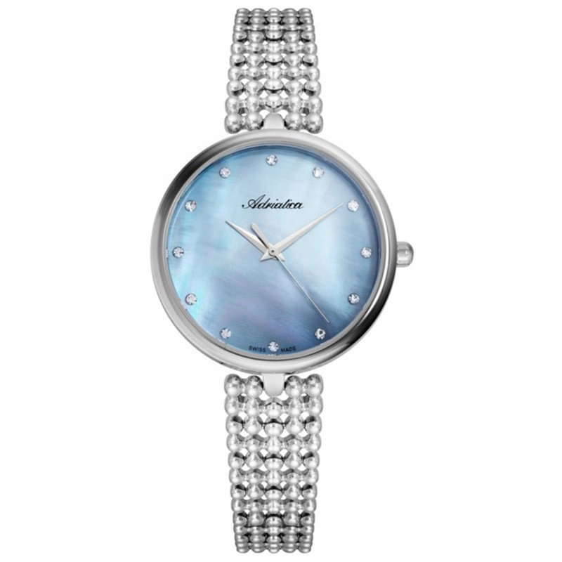 Dámské hodinky Adriatica A3731.514KQ Zirkony stříbrné