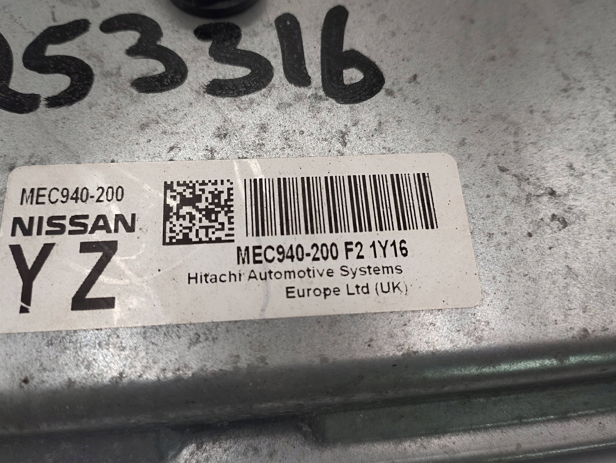 Nissan Qashqai control unit / module ECU computer MEC940200