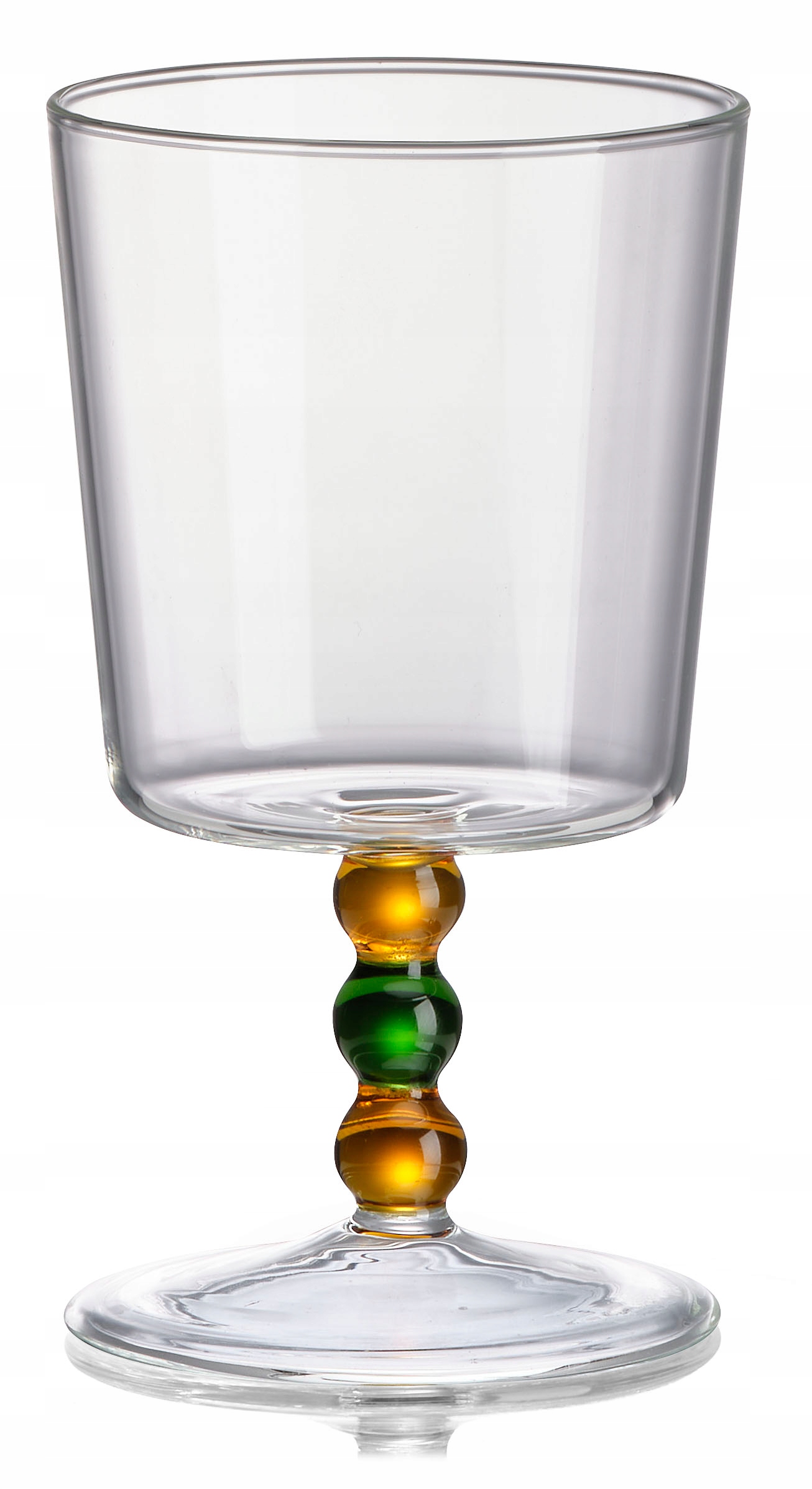 IVV Italy Collier Sklenice na Nožičce 300 ml Nízké 2 Ks Jantarové