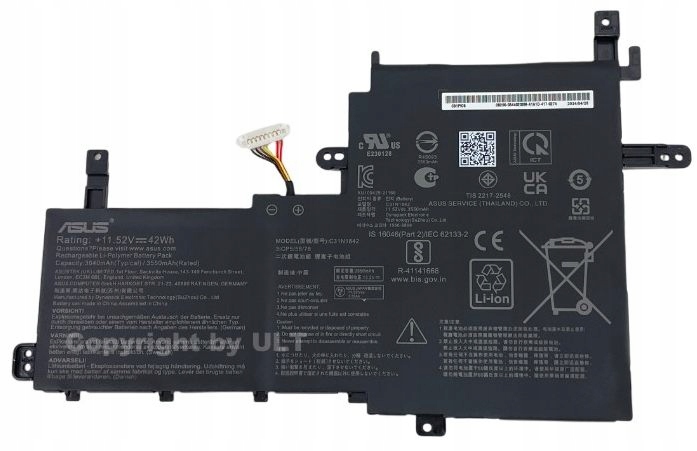 Nowa 100% Oryginał bateria C31N1842 B31N1842 akumulator Asus 42Wh Gw. 12 m.