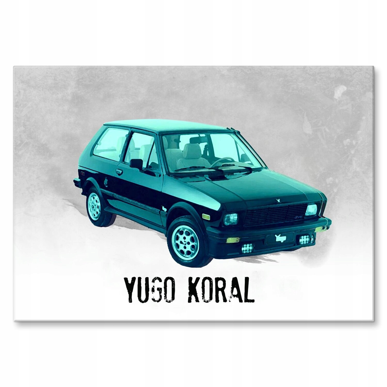 Kovový plakát Yugo Koral Szyld Plech 42 x 59,4 cm Dárek