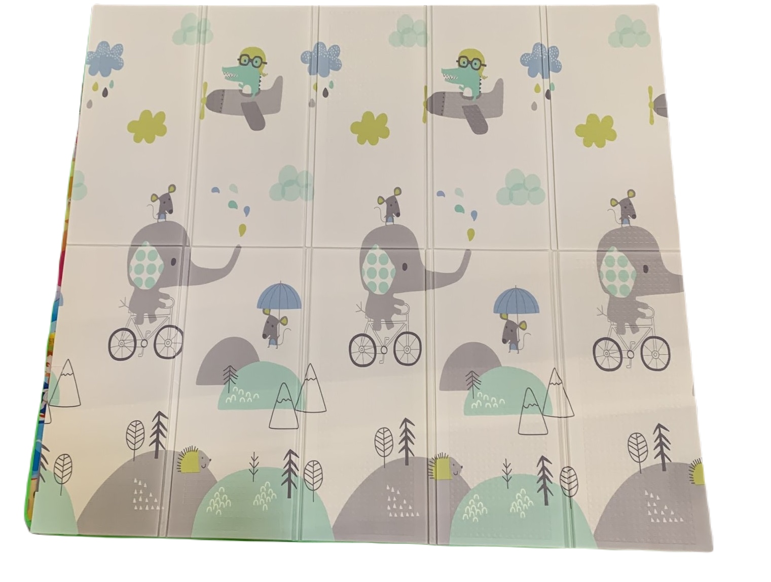 Piankowa dwustronna MATA edukacyjna 180x200 (I166) Materiał pianka