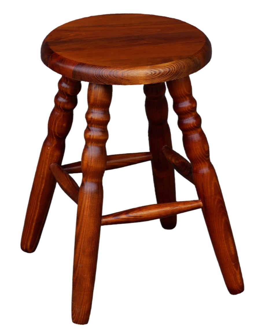 Dřevěná Kuchyňská Stolička S Kulatým Kulatý , Kalwadoss