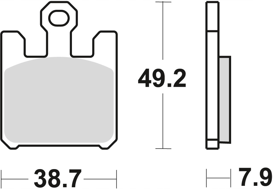 Trw Zf Brzdové Doštičky KH369 Sinter Street Kawasaki ZX6R 03-06, ZX6R 636
