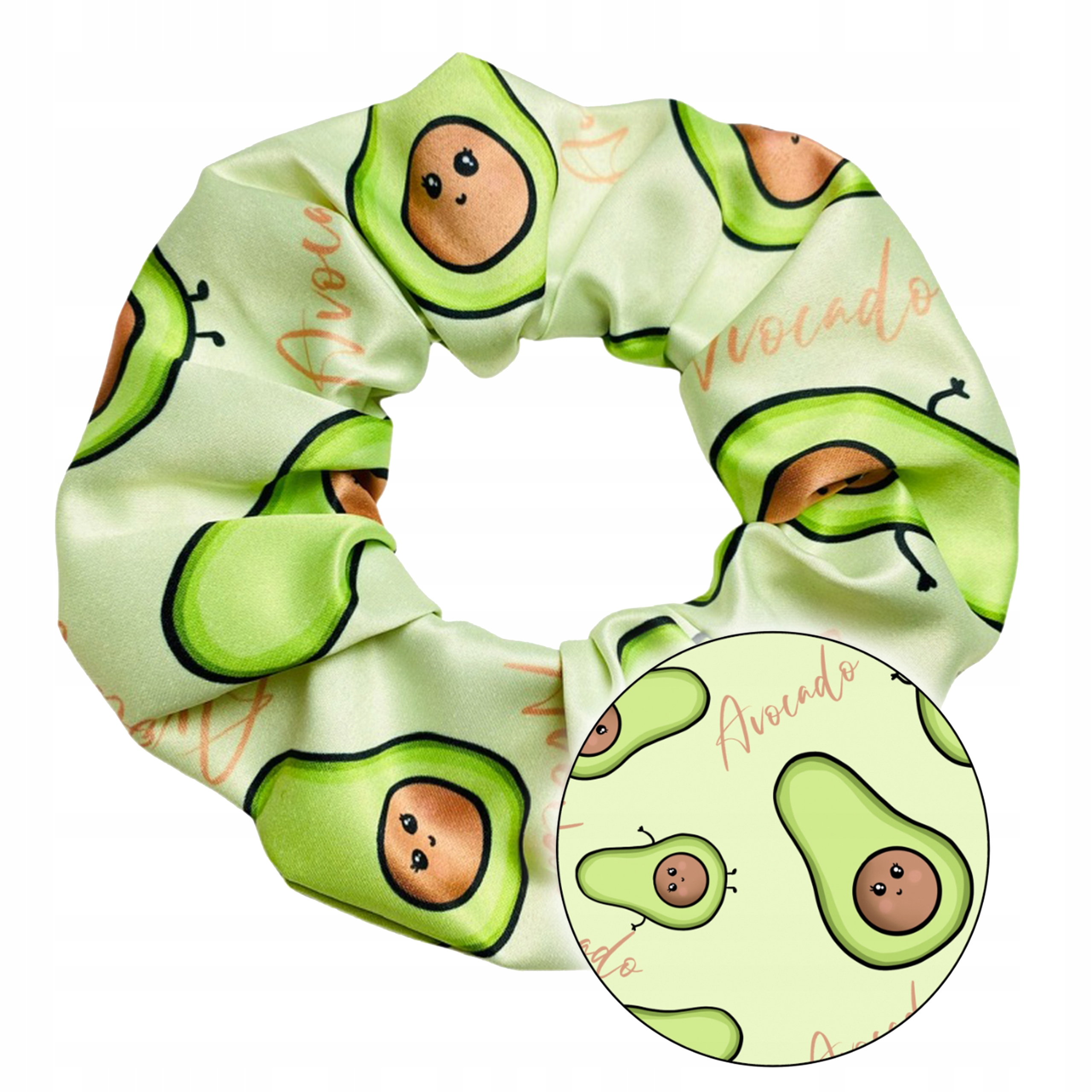 

Scrunchie Avocado Awokado gumka włosów