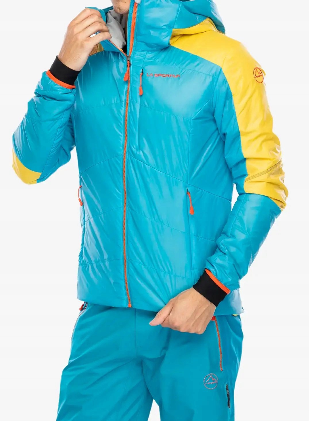 Zateplená bunda La Sportiva Alpine Guide Primaloft Hoody tropic blue L
