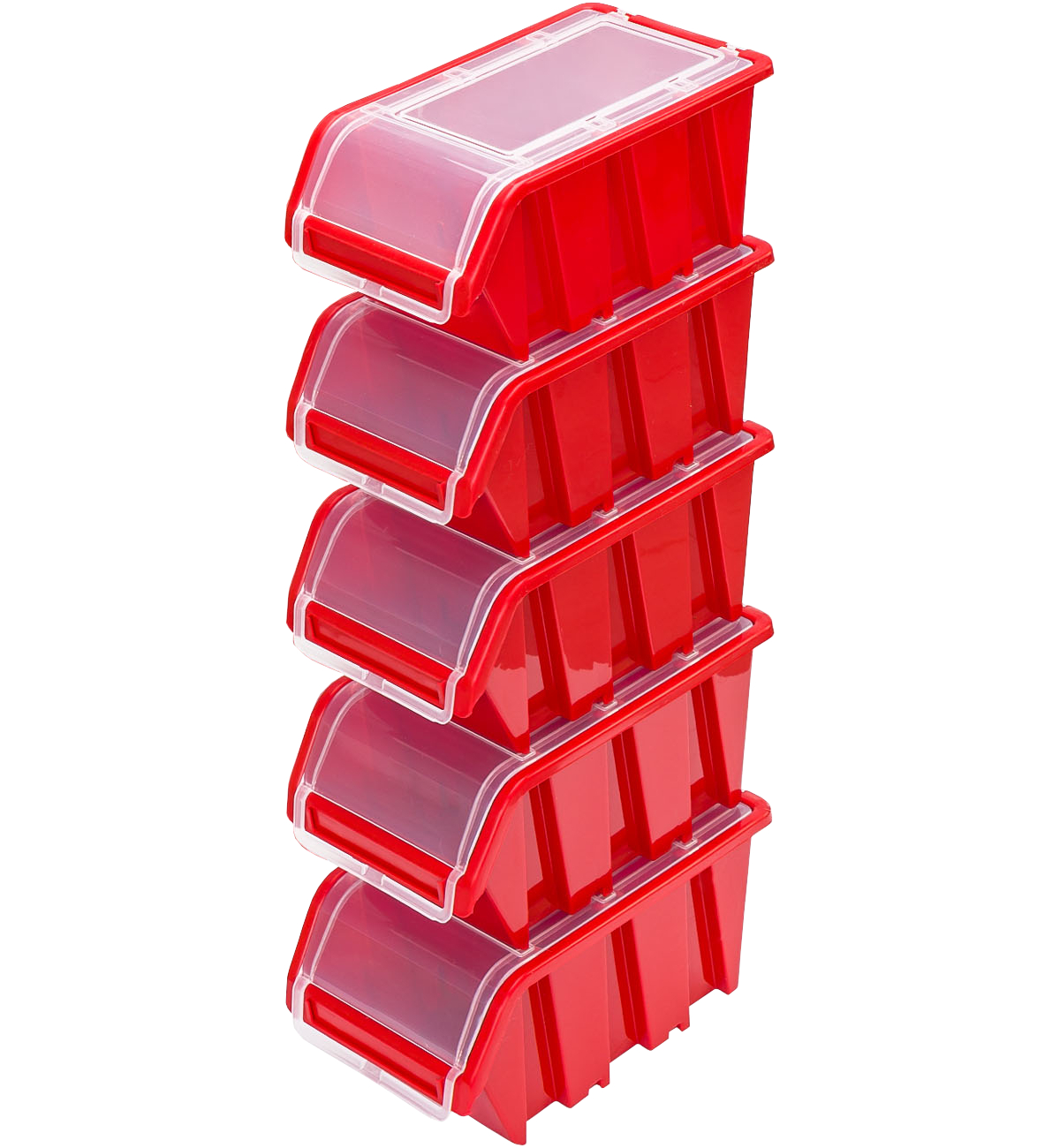 5x Pojemnik zamykany kuweta NPKL6 KTR16F RED