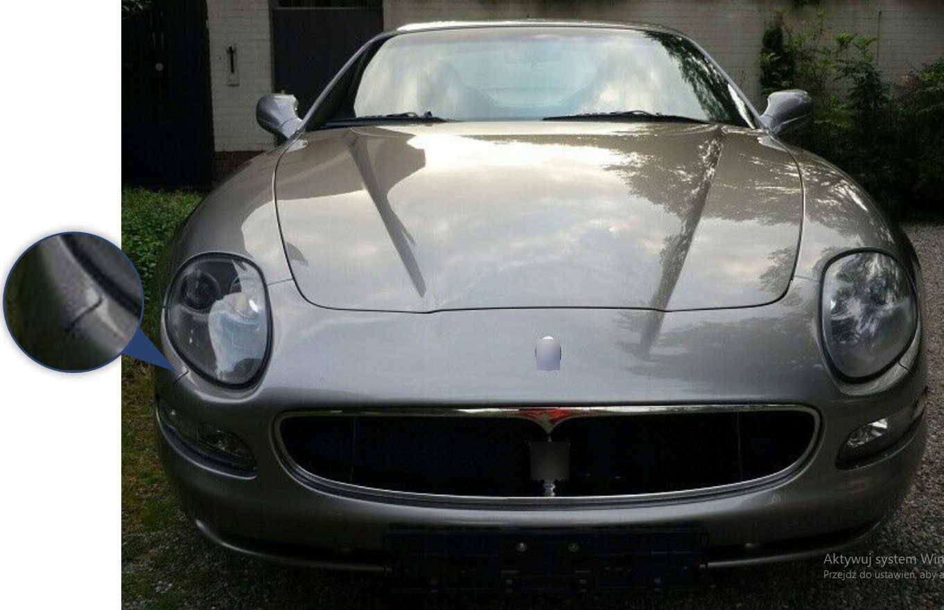 Záslepka Pro Stříkací Nárazník Pro Maserati 4200 Gt 66371700 P