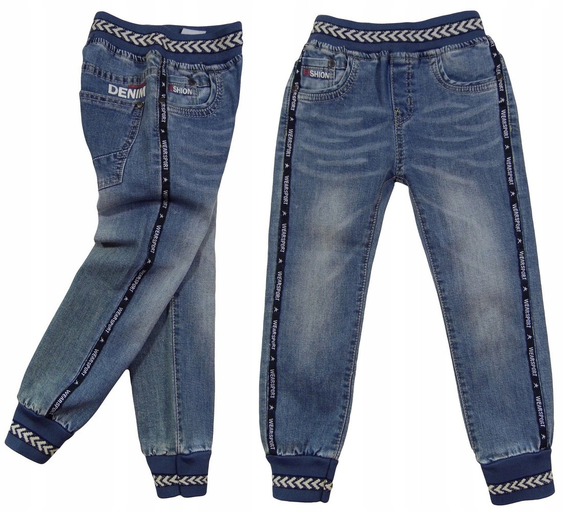 

Spodnie joggery Ricardo 110/116 miękki jeans 162A