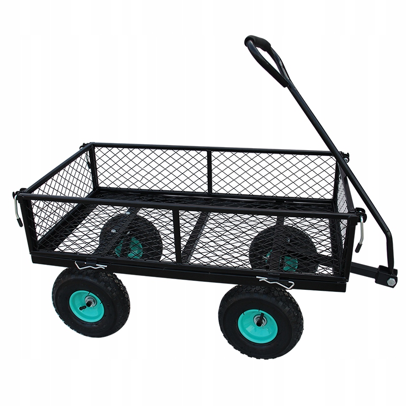 

Wózek ogrodowy metalowy kosz 80 L koła 10" 3,