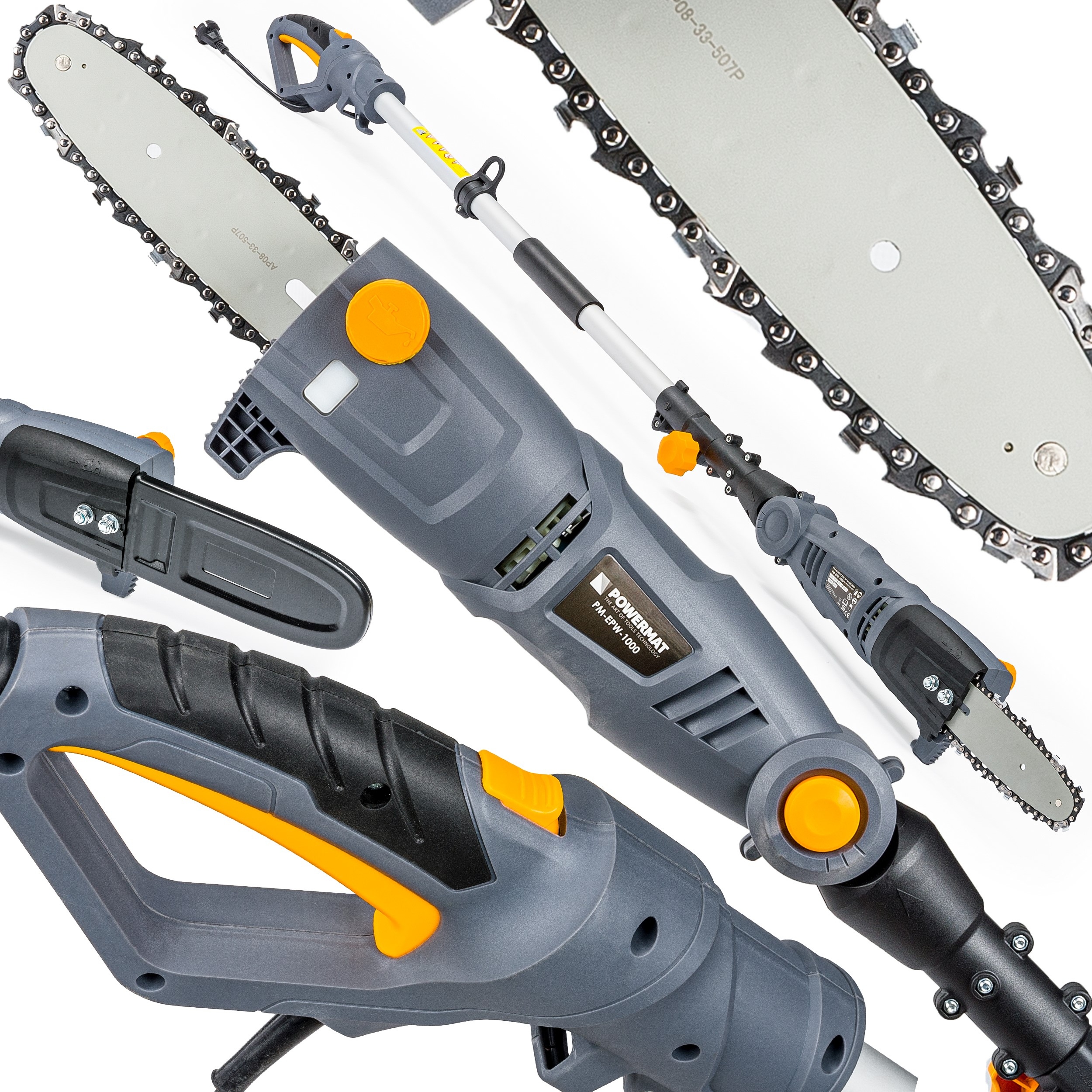 Elektrická Píla Na Konáre Na Výložníku Teleskopická Podrezávačka 1000 W