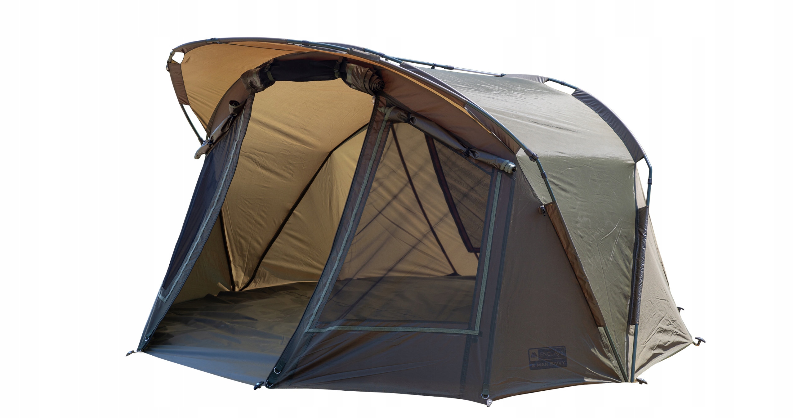 MIKADO NAMIOT KARPIOWY ENCLAVE 2 MAN BIVVY+OSPRZĘT