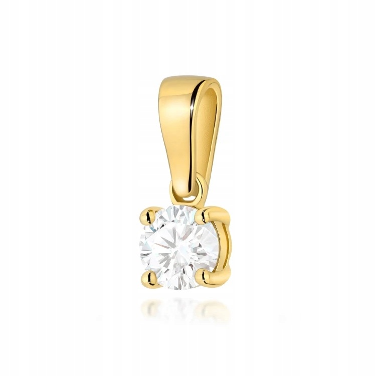 Zlatý přívěsek s laboratorním diamantem 0,40 ct
