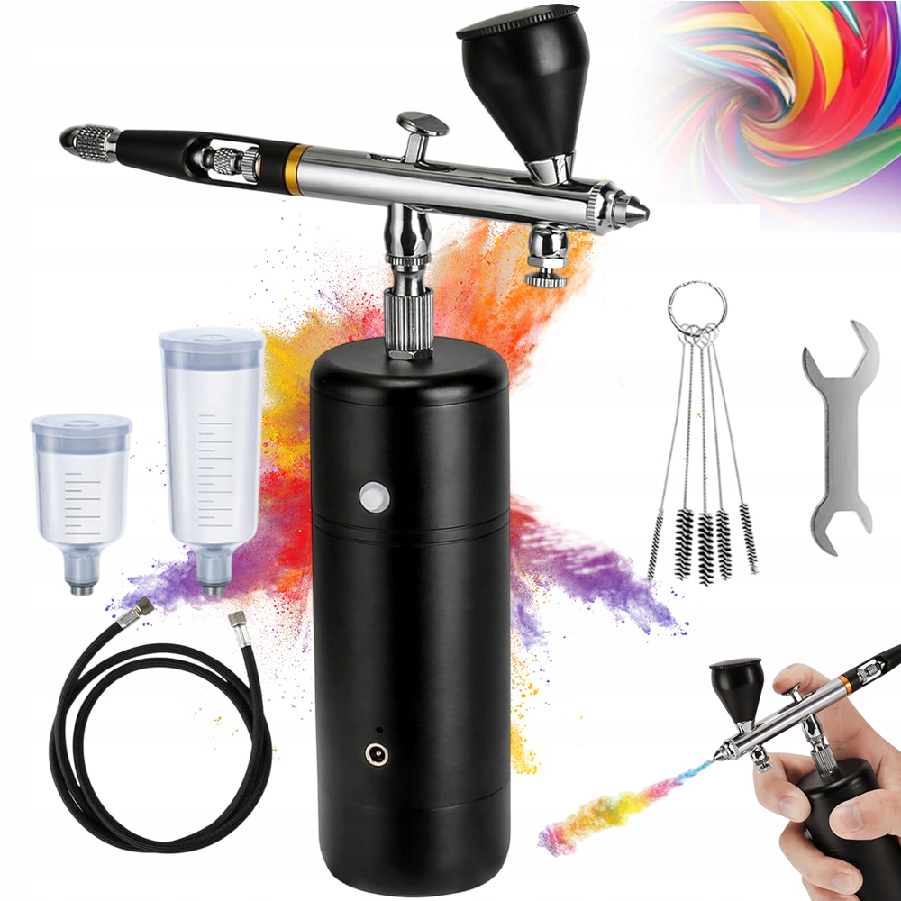 Elektrická Stříkací Pistole Kompresující Nehty Bezdrátová Sada