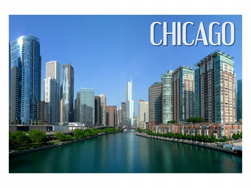 

Chicago Drapacze Chmur Magnes na lodówkę