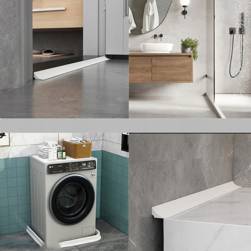 200CM TAŚMA ZATRZYMUJĄCA WODĘ, PRÓG USZCZELNIAJĄCY DRZWI PRYSZNICOWYCH EAN (GTIN) 0191491578977