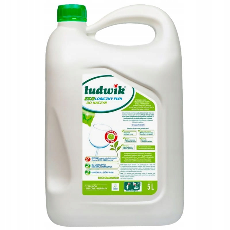 Levně Ludwik Ekologický prostředek na mytí nádobí Zásoba 5 l