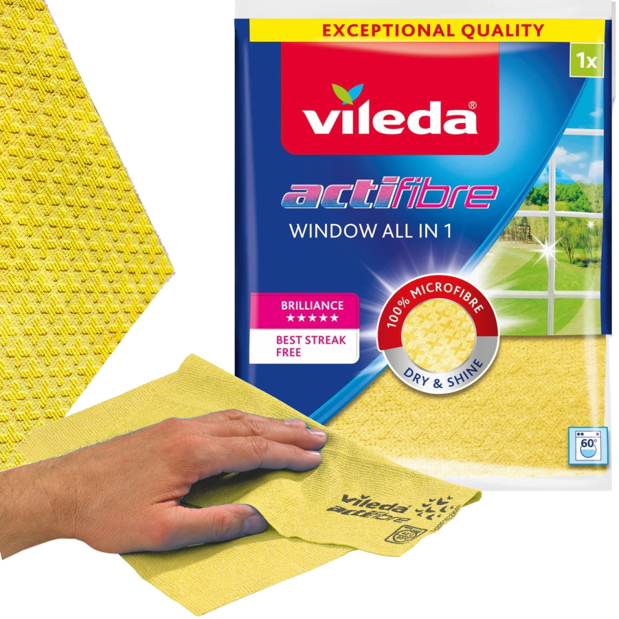 

Ściereczka okienna lustra Vileda Actifibre Window