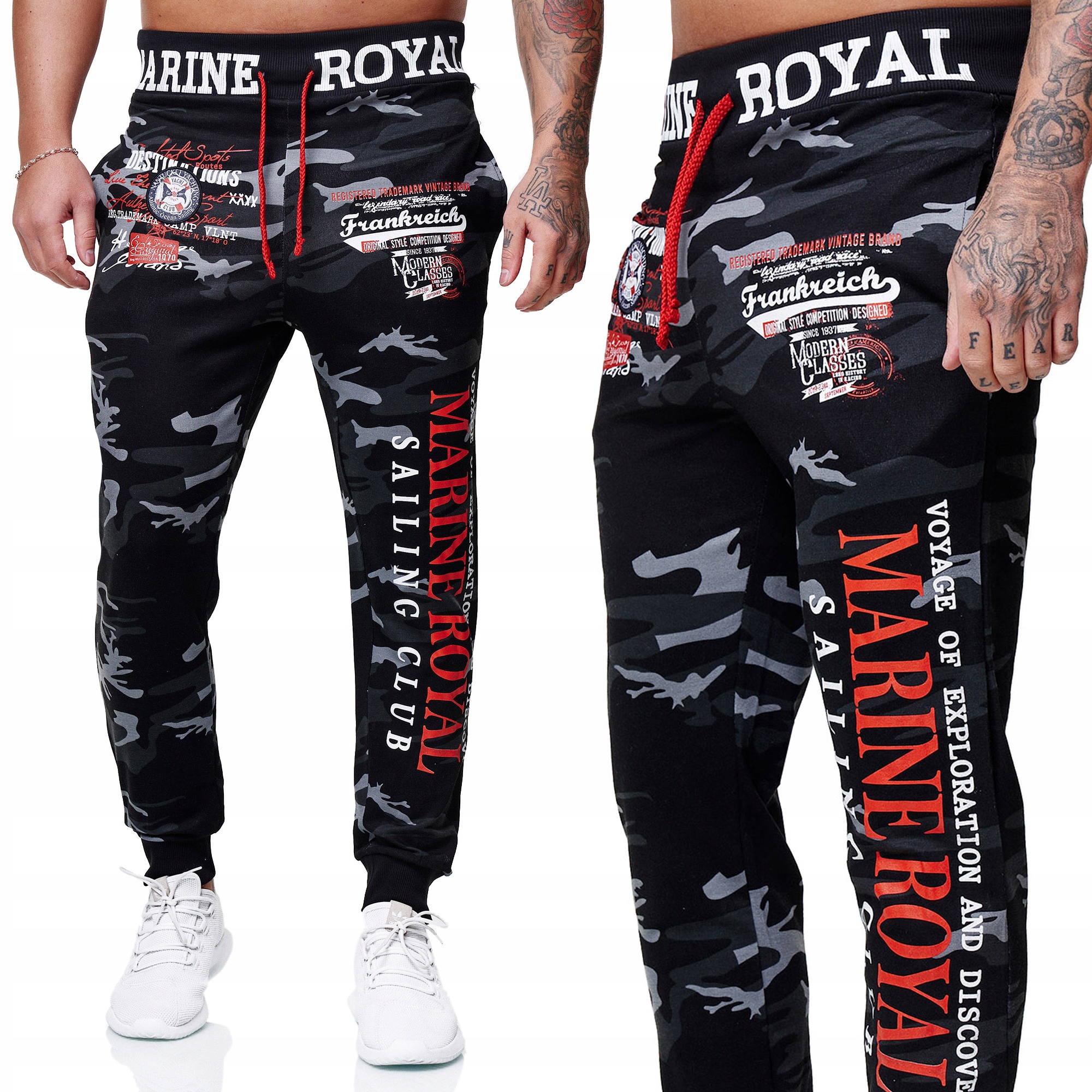 

Spodnie Dresowe Fitness Athletic Gym Moro