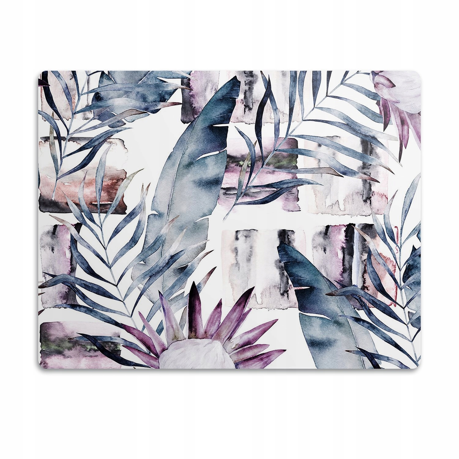 Levně Podložka pod záchod pro kočky Mramorové květy 60x40 cm