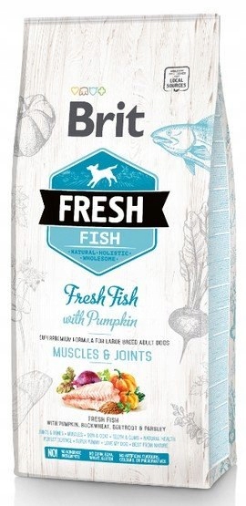 Levně Brit Fresh Dog Adult Large Fish Pumpkin 2,5 kg