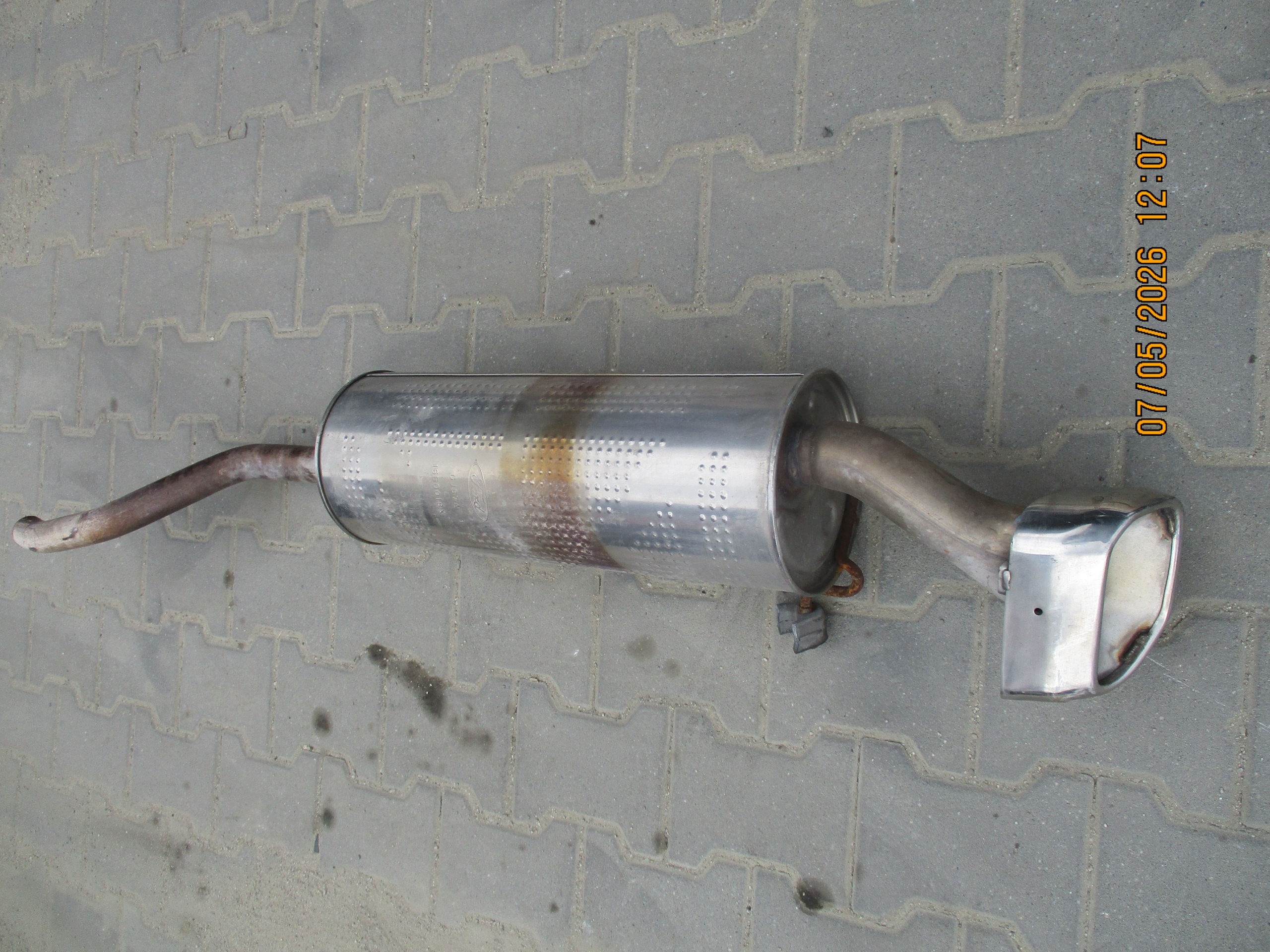 muffler, exhaust FORD PUMA MK2 166008X
