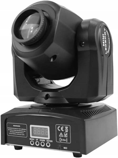 Ruchoma Głowa Dyskotekowa Iverens Reflektor Stroboskop Imprezowy Sceniczny