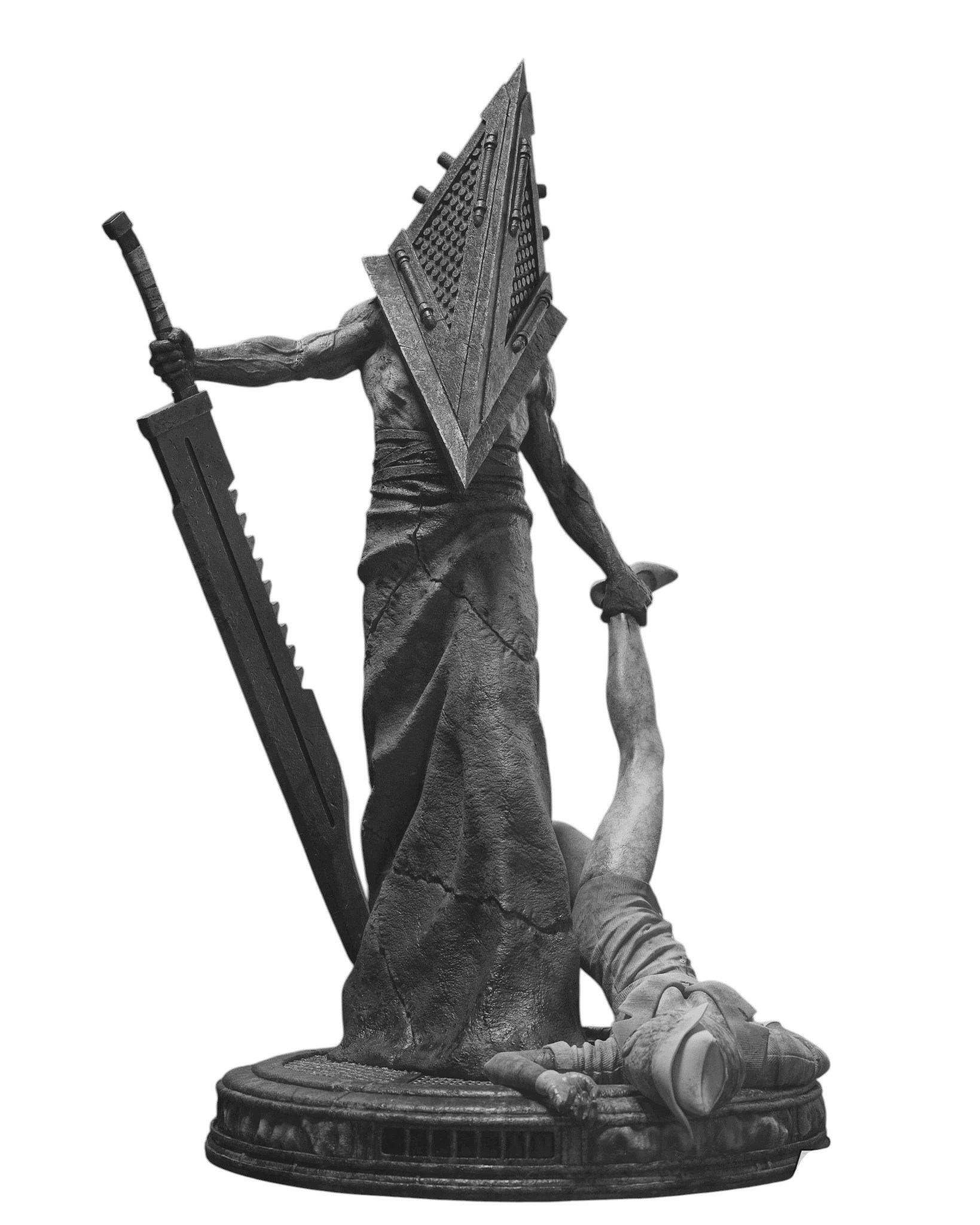 Figurka na malování Pyramld Head S.HlLL 32 cm Pryskyřice Tisk 3D 16K fanart