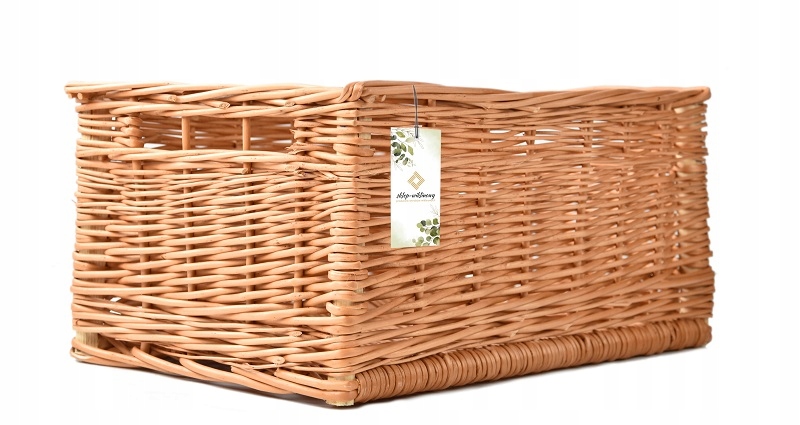 Skrzynka wiklinowa KOSZ REGAŁOWY wiklina NA REGAŁ