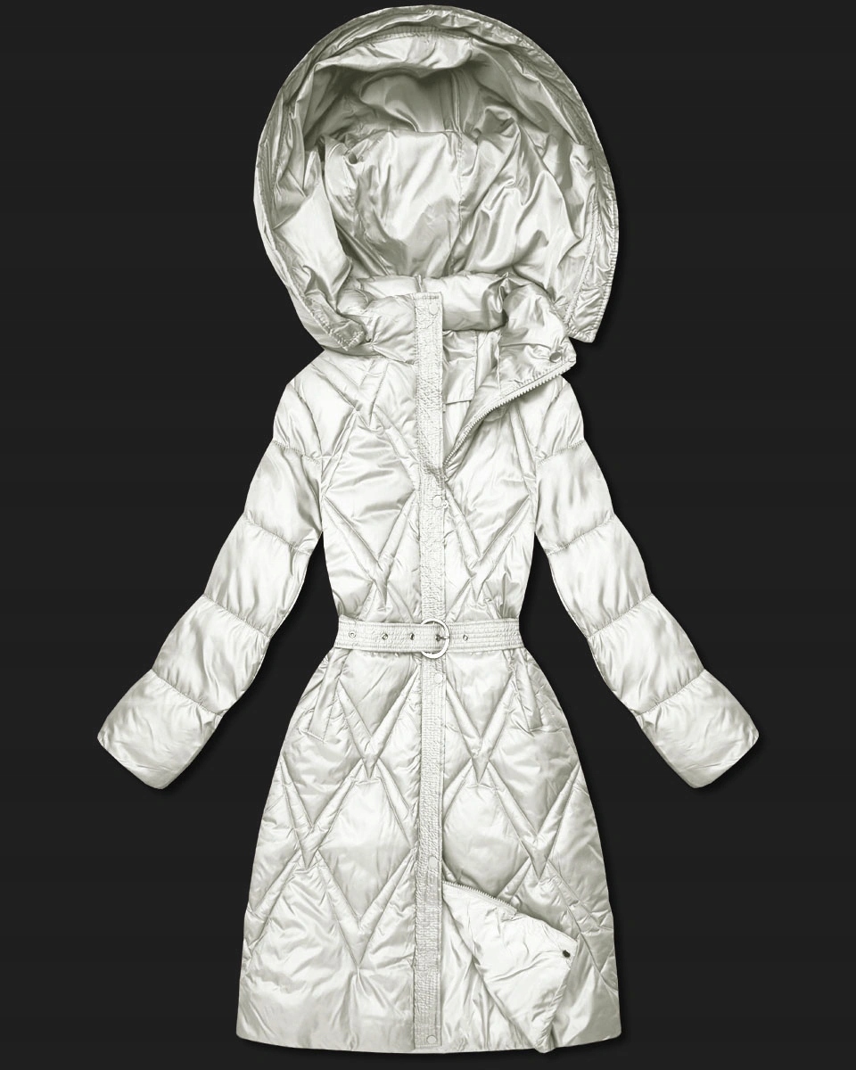 Pikovaná Bunda Kapuce Y3-9215 Béžová XL (42)