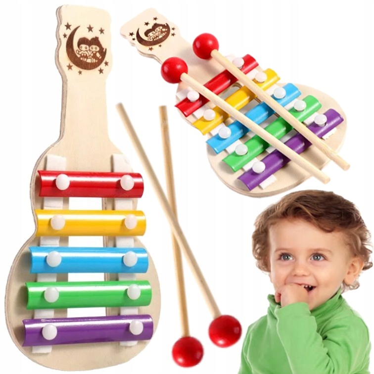 M. DREWNIANE CYMBAŁKI EDUKACYJNE DZIECI 5 TONÓW V3
