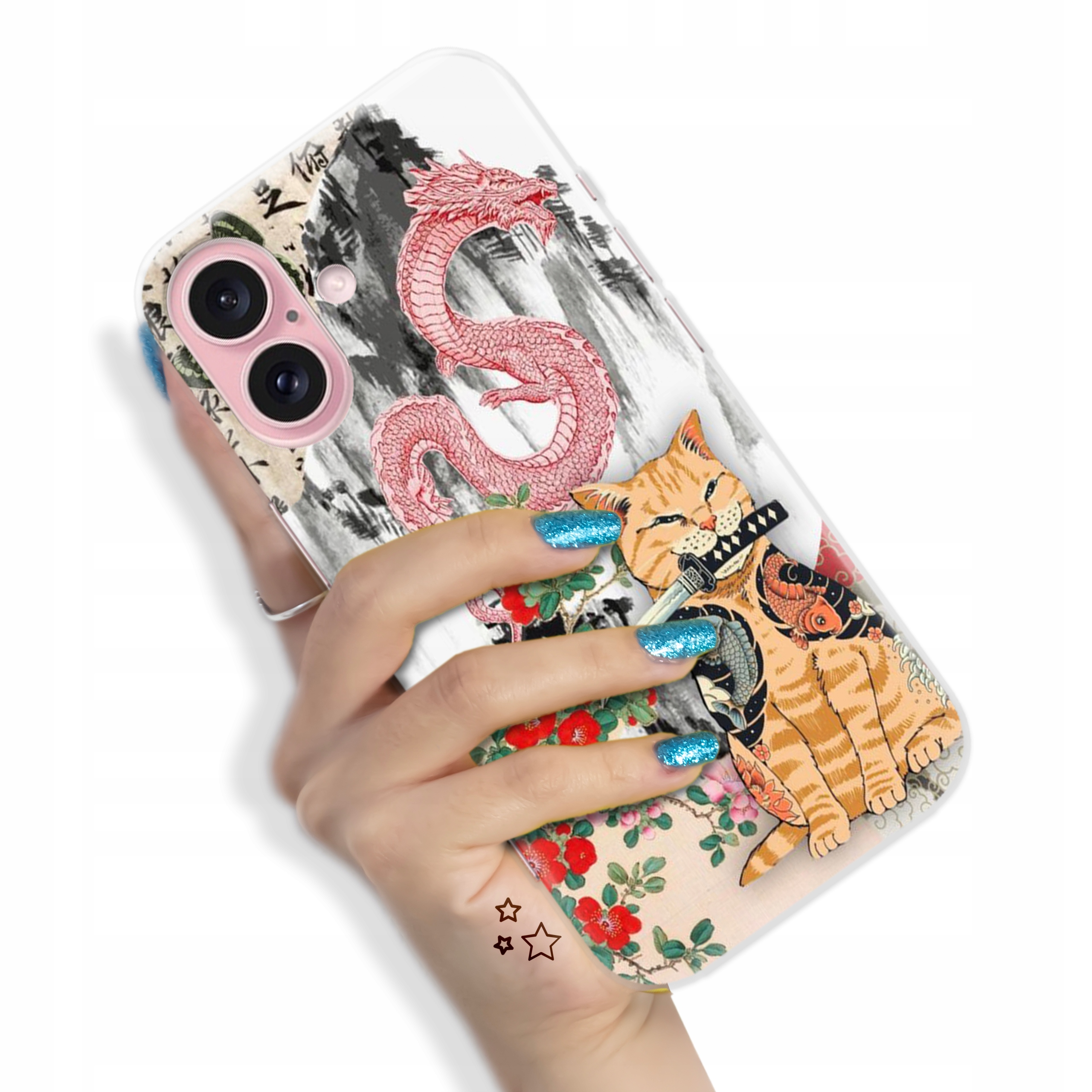 Pouzdro pro iPhone 16 Pancéřové Moderní Trendy Pink Funny Animals Vzory