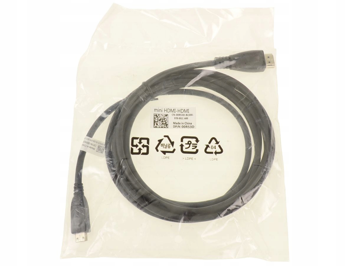 Kabel Dell HDMI Male to Mini-HDMI Male 0R53D