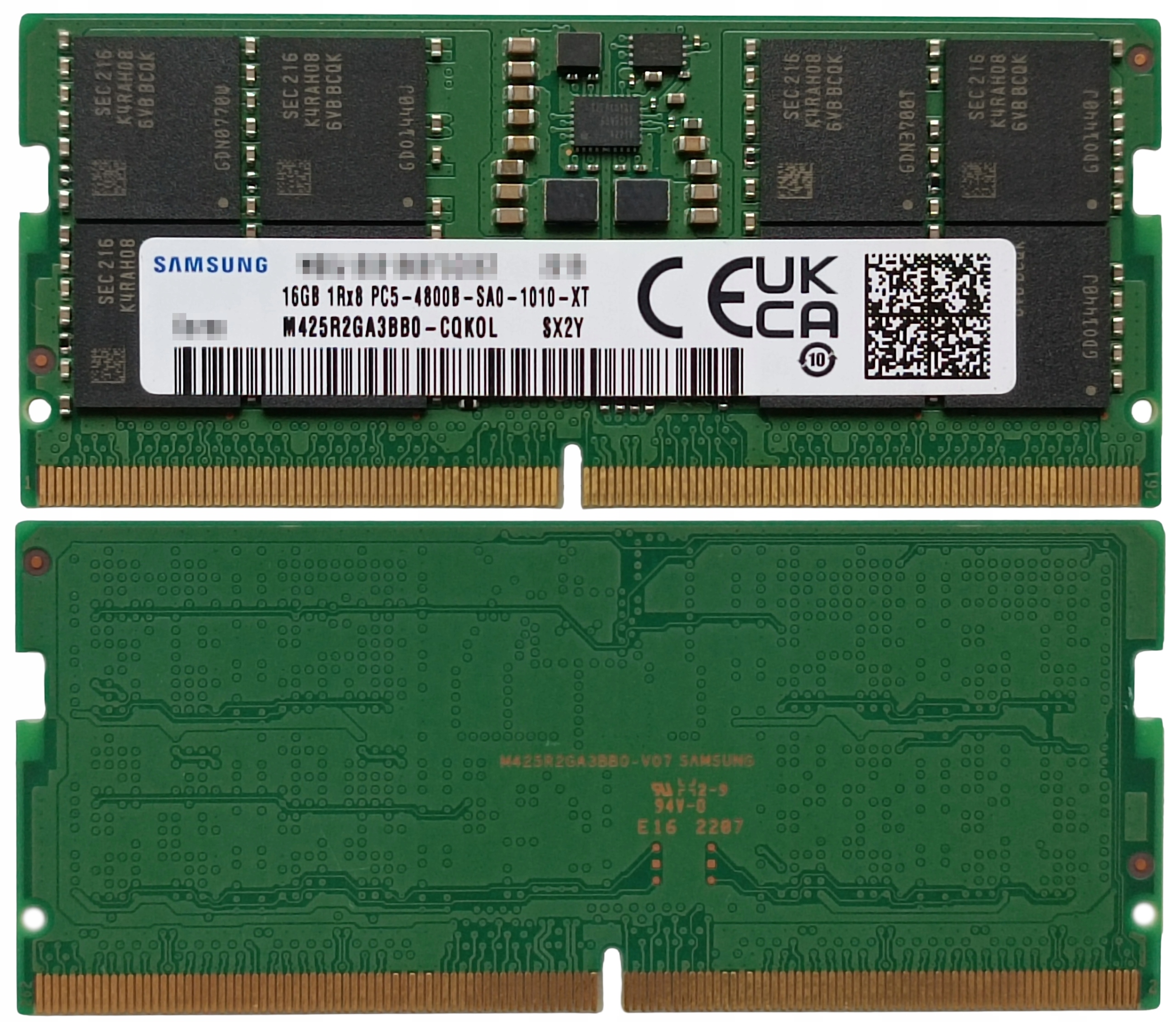 (n) 16GB 1*16GB Samsung DDR5 4800MHz 1,1V M425R2GA3BB0-CQKOL