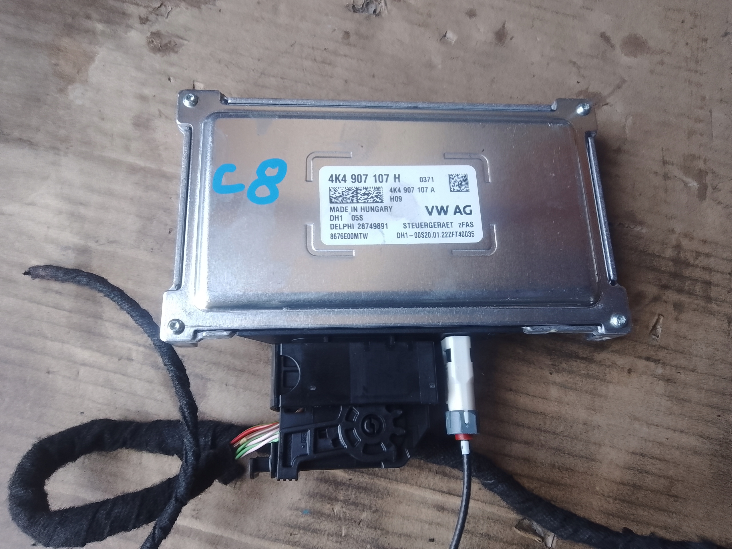 MOTOR BEDIENTEIL AUDI A6 C8 4K4907107H