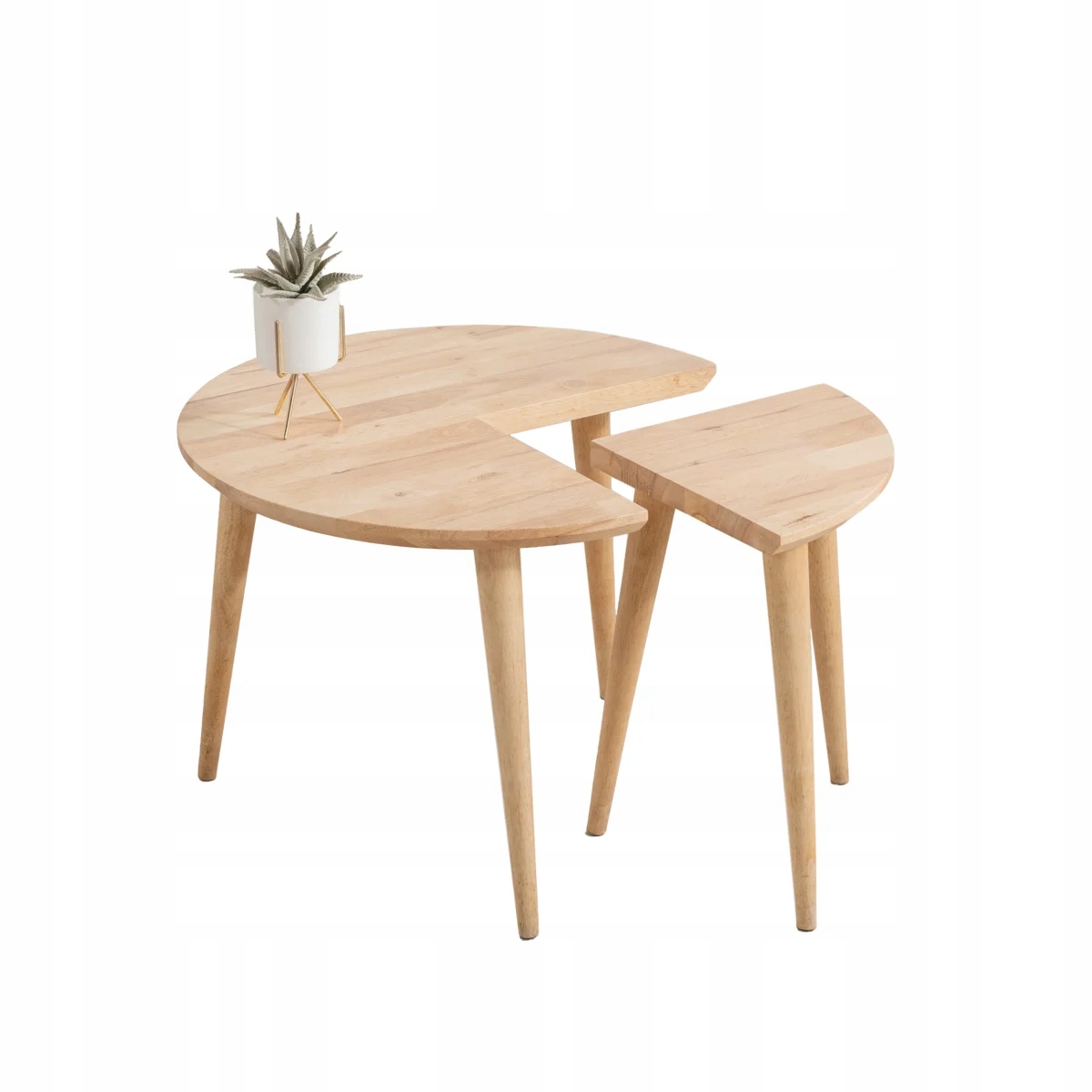 Konferenčný stolík Harmoni prírodný 59x59x42 cm Homla