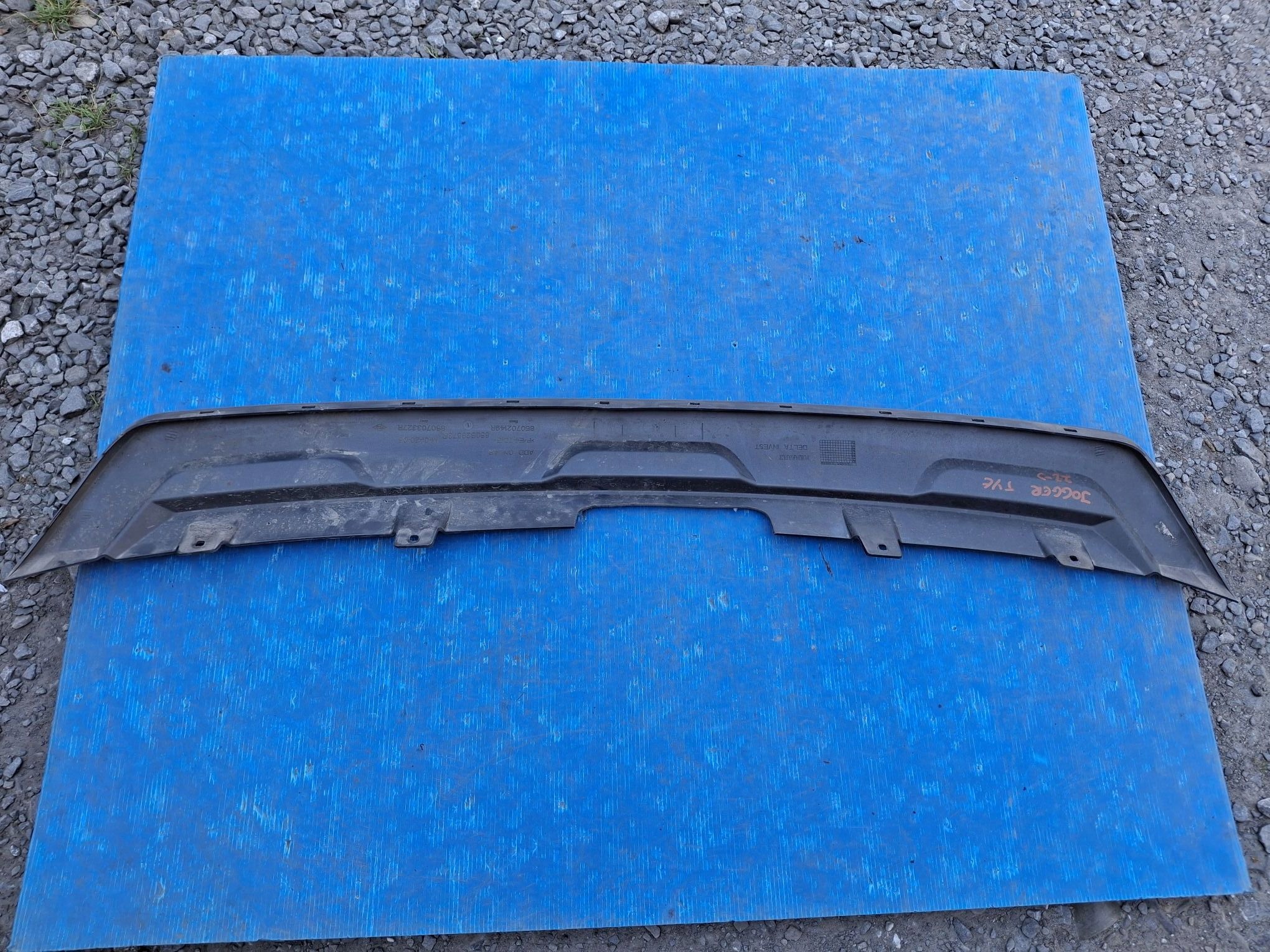 SPOILER Paraurti posteriore DACIA JOGGER 2022R->
