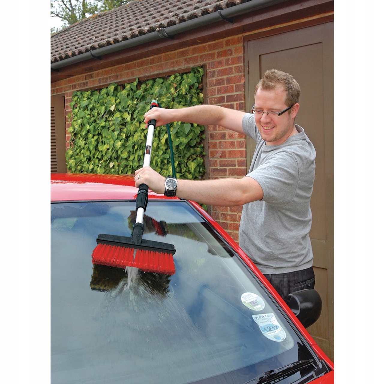 DRAPER Szczotka TELESKOP PRZEPŁYWOWA do szyb, ścian, sufitów, żaluzji 200cm Marka inna