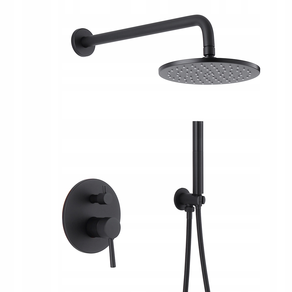 Podomítkový sprchový set Wezer EKO17B-01-BLACK