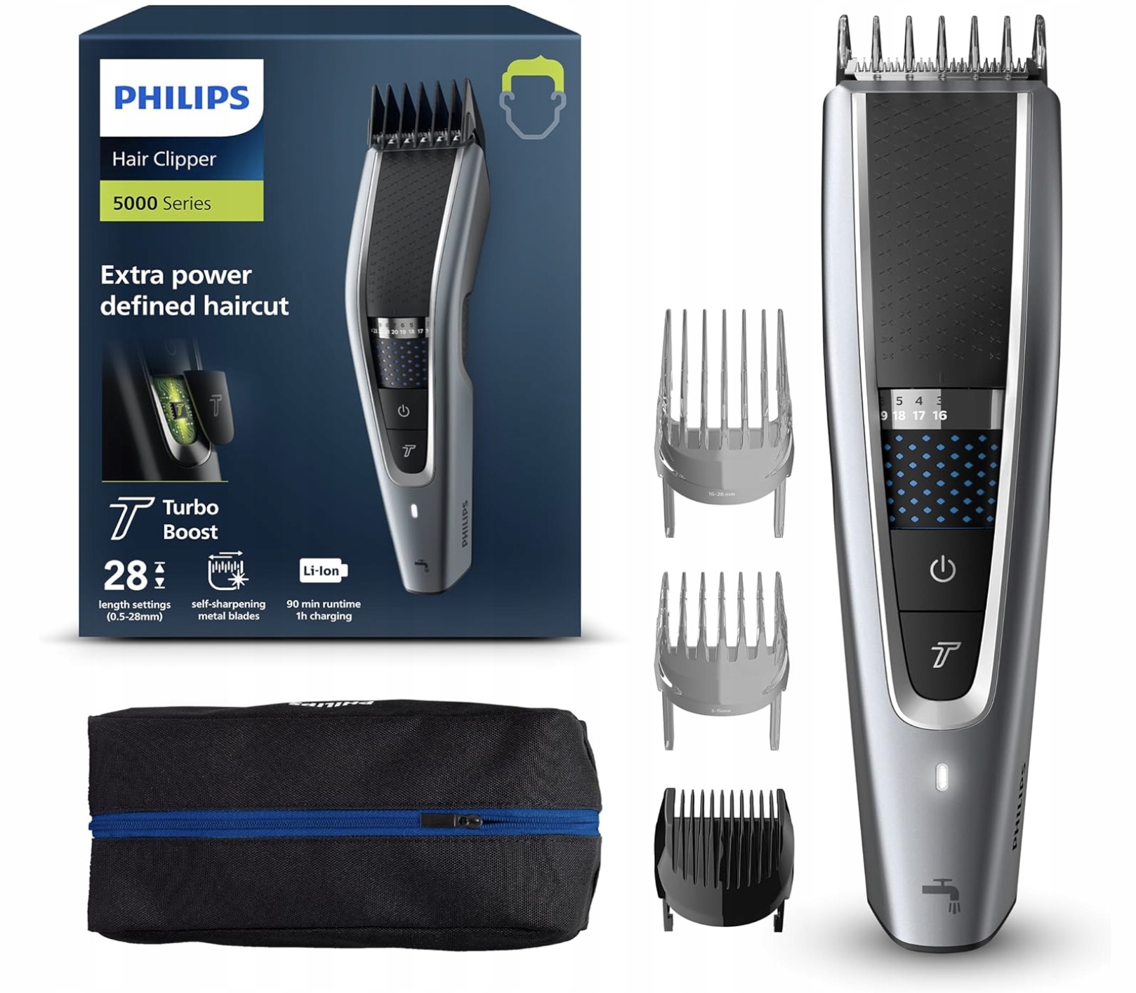 Maszynka Do Strzyżenia Włosów Golenia Brody Ciała Zarostu Golarka Philips