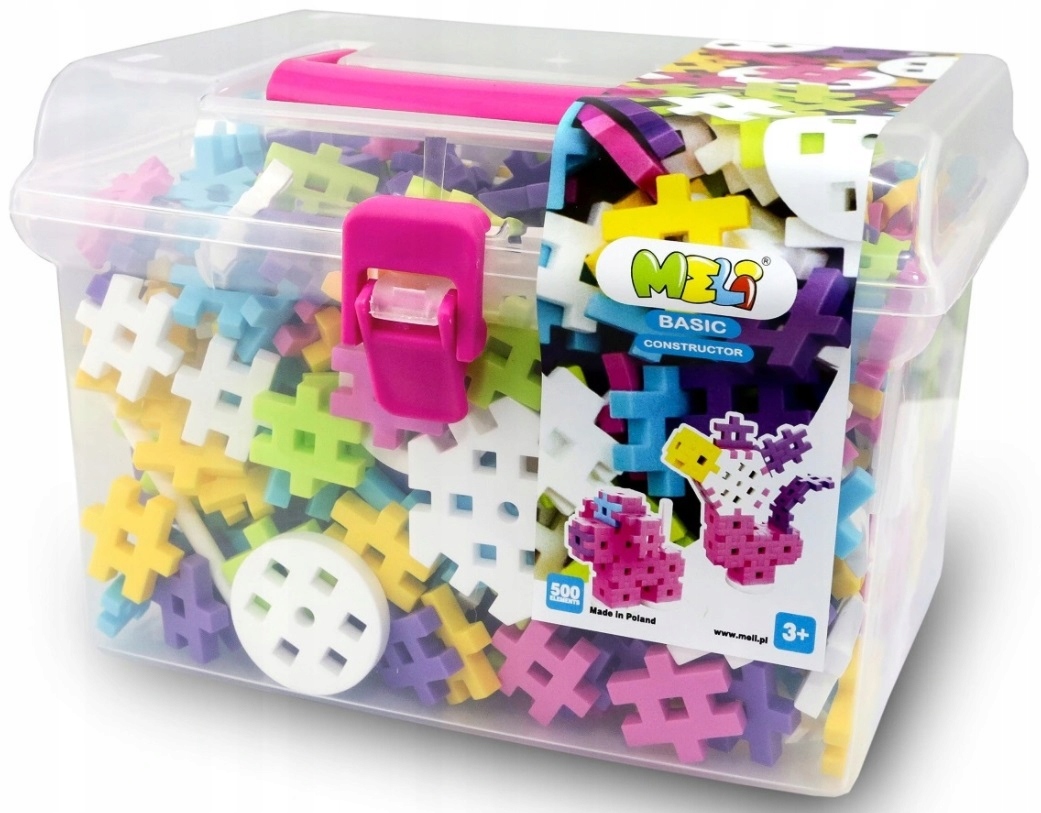 

Meli Basic Construktor Travel Box 500 Pink 50081