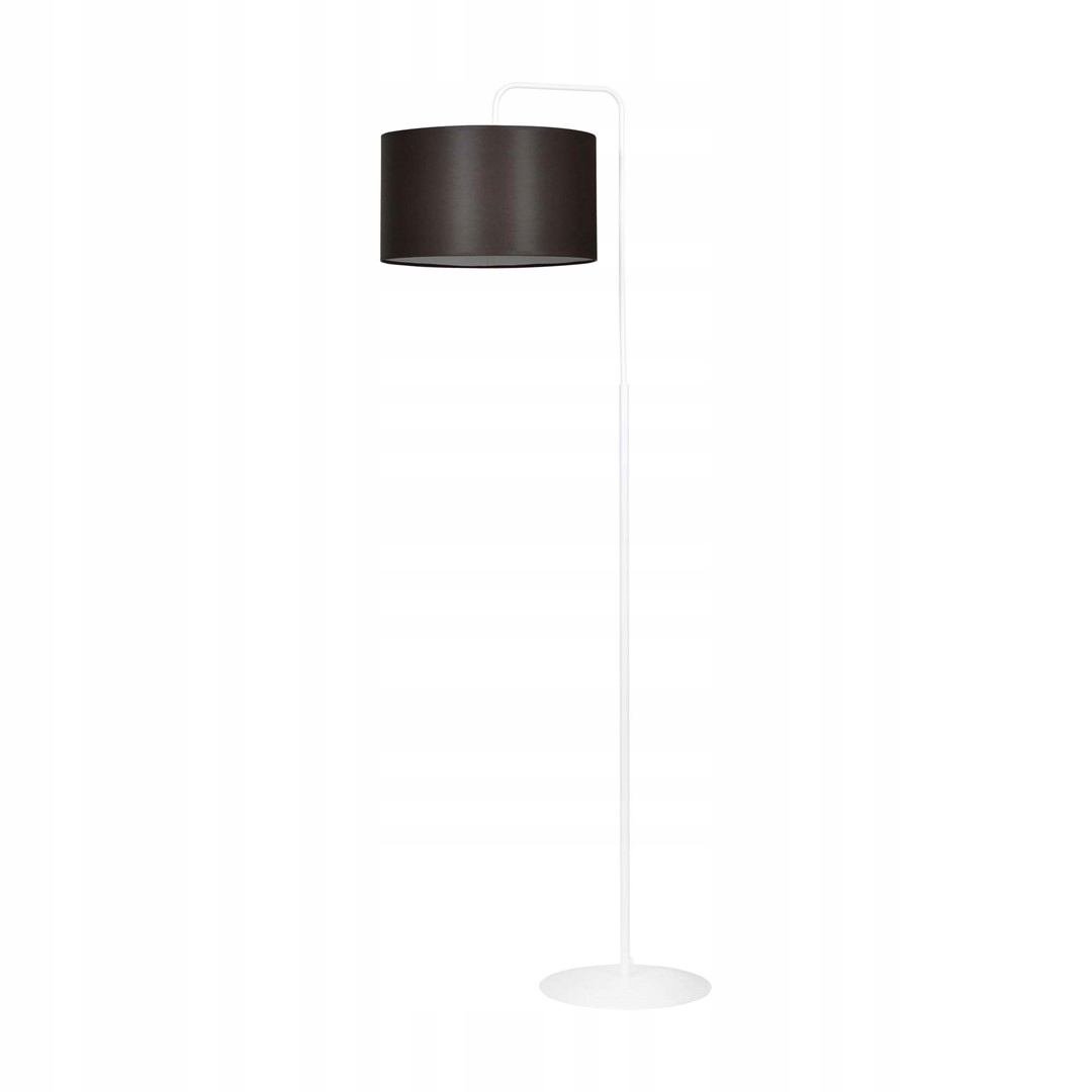 Podlahová lampa Trapo LP1 Wh Wenge biela, hnedá, tienidlo