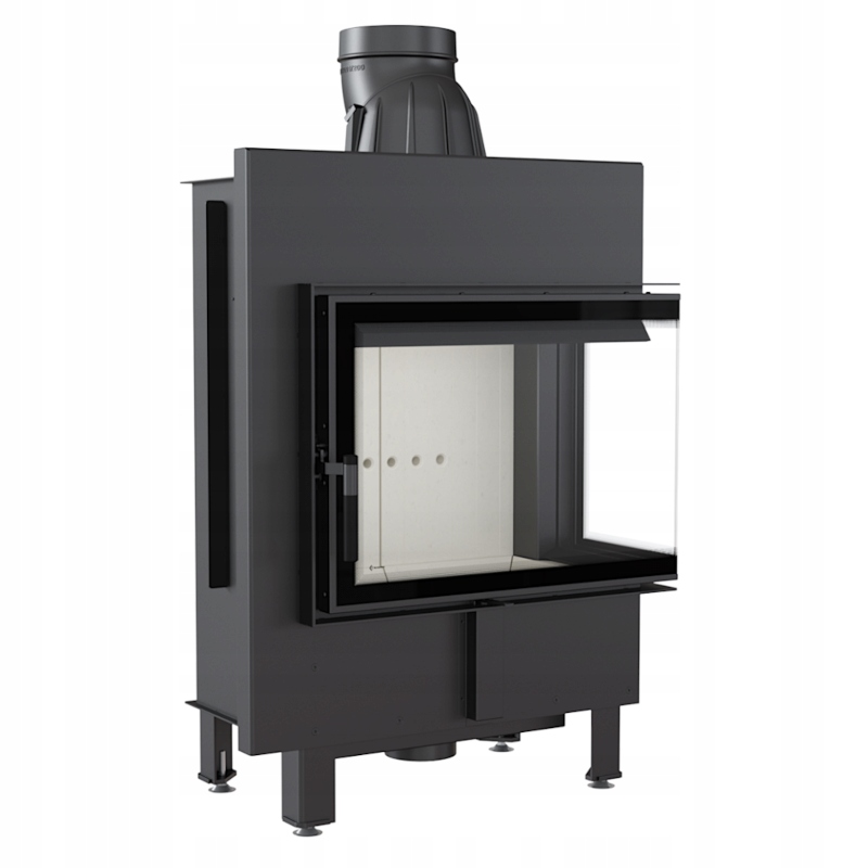 Krbová vložka krbová ocelová Lucy 12kW Levá Rohová Eko