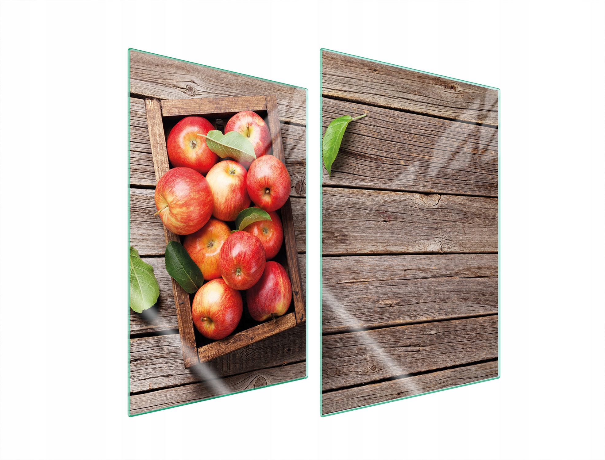 Skleněná Ochranná Deska Do Kuchyně 2x35x52 Jablka Tvrzené Sklo