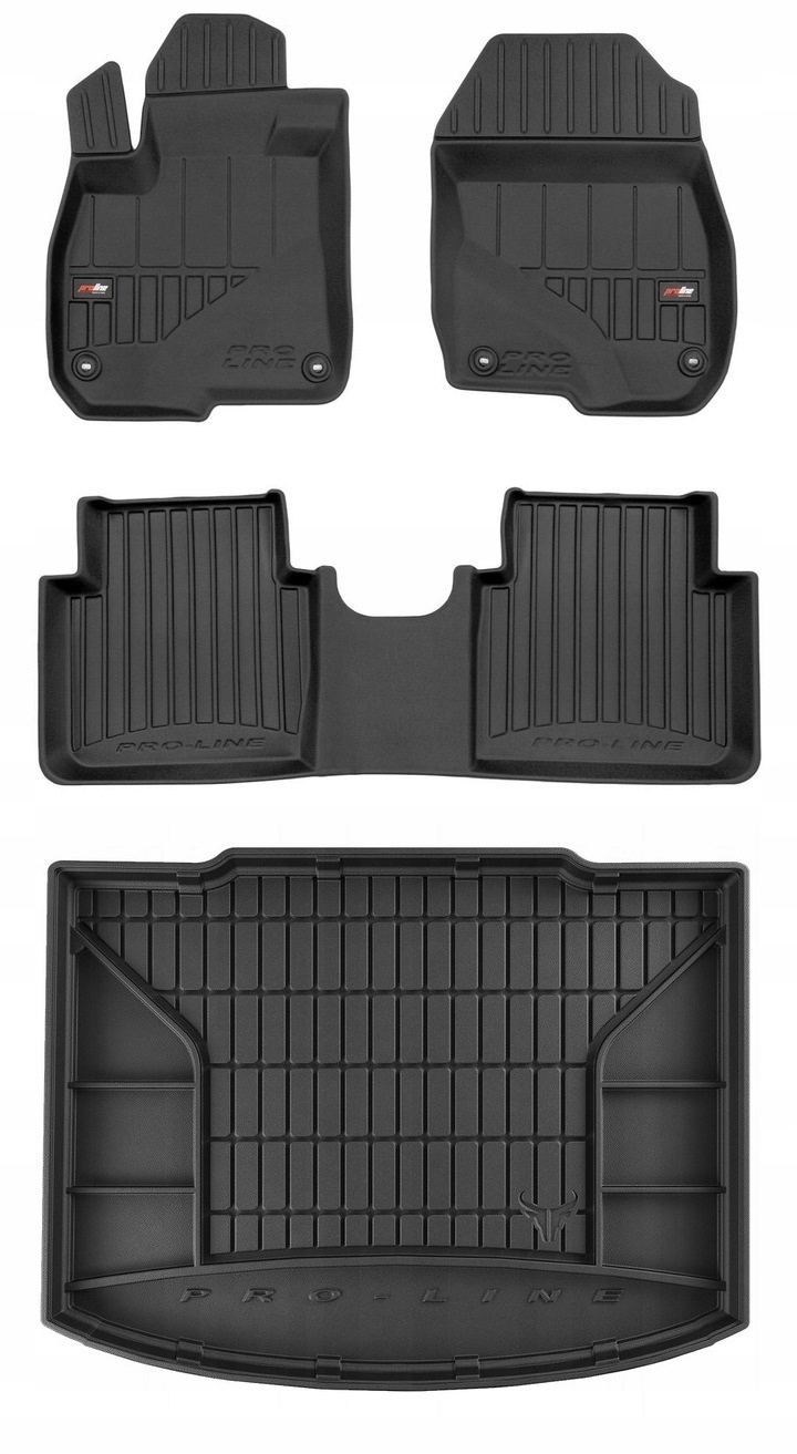 Set 3D gumové rohože Honda Cr-v 5 2016-2023