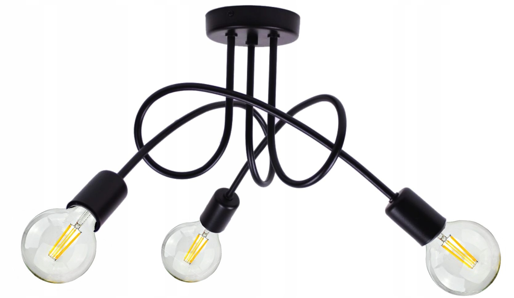 

Lampa Wisząca Żyrandol Plafon Edison Kolory Loft