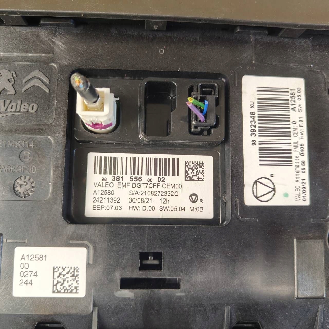 display navigation devices radio Citroen C3 lift 9838155680