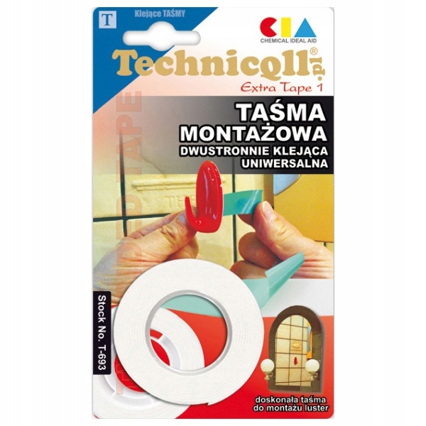 

Technicqll Taśma Montażowa Uniwersalna 1,5M T-693